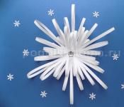 Презентация объемная снежинка из бумаги